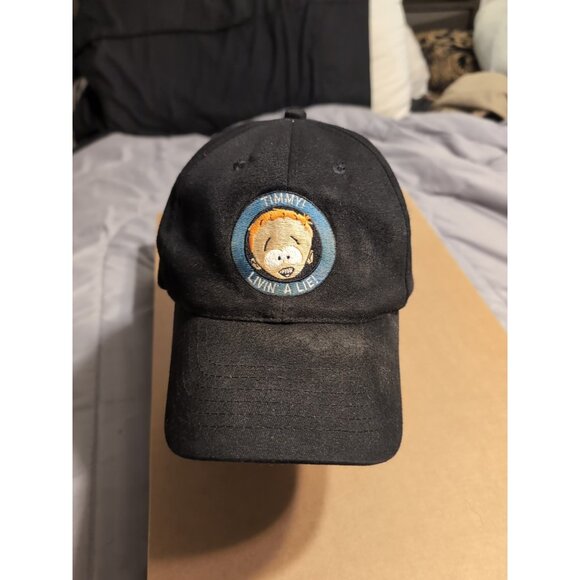 South Park 2001 Adjustable Hat Timmy Livin' A Lie Black - Picture 1 of 11